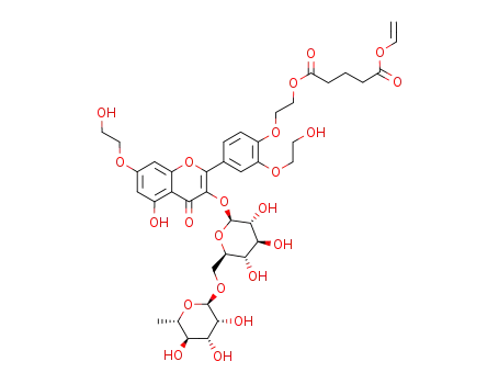 Molecular Structure of 1218941-80-0 (troxerutin vinyl glutarate)