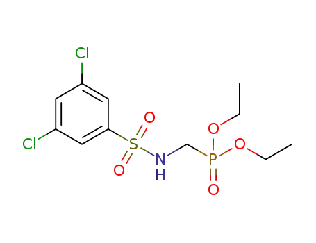 diethyl [(3,5-dichloro-phenylsulphonylamino)-methyl]-phosphonate