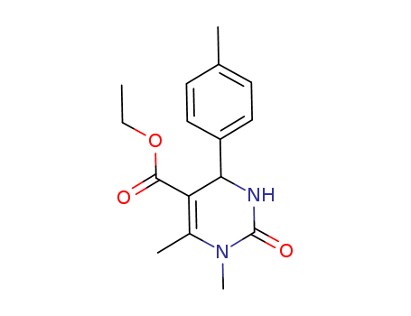 Ethyl 1,6-dimethyl-4-(4-methylphenyl)-2-oxo-1,2,3,4-tetrahydro-5-pyrimidinecarboxylate(887351-75-9)