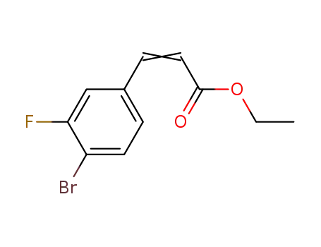 2-Propenoic acid, 3-(4-bromo-3-fluorophenyl)-, ethyl ester