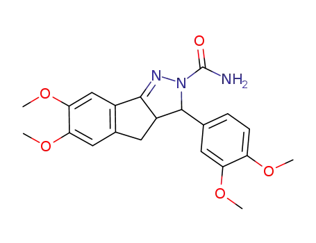 3-(3,4-dimethoxyphenyl)-6,7-dimethoxy-3a,4-dihydro-3H-indeno[1,2-c]pyrazole-2-carboxamide