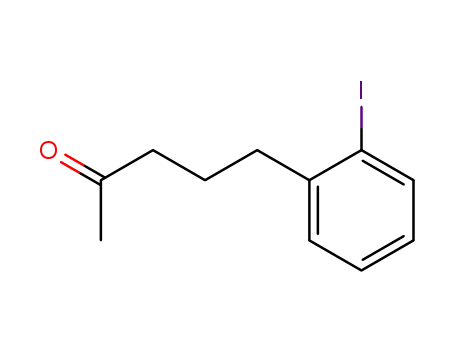 2-Pentanone, 5-(2-iodophenyl)-