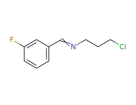 Molecular Structure of 1196552-03-0 (3-chloro-N-(3-fluorobenzylidene)propan-1-amine)