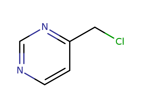 Pyrimidine, 4-(chloromethyl)- (9CI)