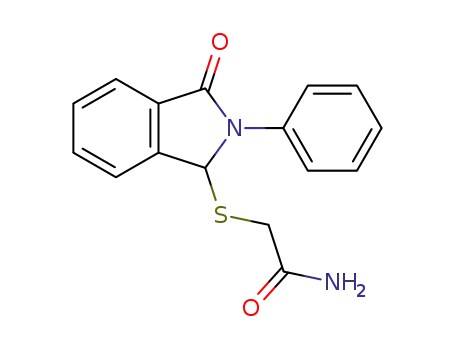 3-(carbamoylmethylthio)-2-phenylisoindol-1(3H)-one