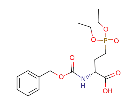 (R)-2-benzyloxycarbonylamino-4-(diethoxy-phosphoryl)-butyric acid