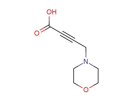 Molecular Structure of 38346-95-1 (4-Morpholino-2-butynoic acid)