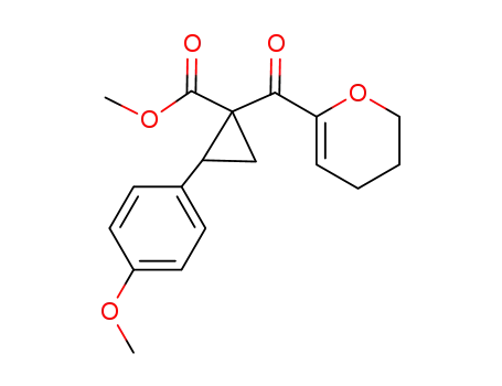 methyl 1-(3,4-dihydro-2H-pyran-6-carbonyl)-2-(4-methoxyphenyl)cyclopropanecarboxylate