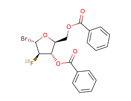 1-bromo-2-deoxy-2-[18F]fluoro-3,5-di-O-benzoyl-α-L-arabinofuranose