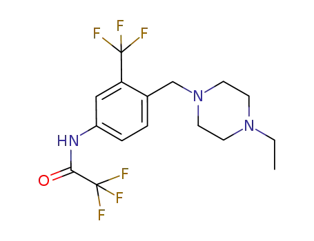 N-[4-(4-ethyl-piperazin-1-ylmethyl)-3-trifluoromethyl-phenyl]-2,2,2-trifluoro-acetamide