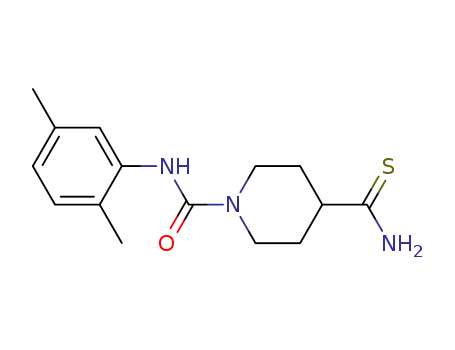 4-(aminothioxomethyl)-N-(2,5-dimethylphenyl)-1-piperidinecarboxamide