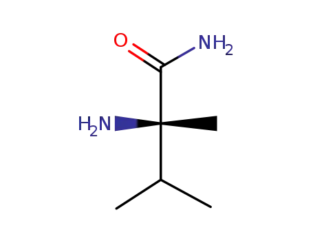 Molecular Structure of 90377-00-7 (L-a-Me-Val-NH2)