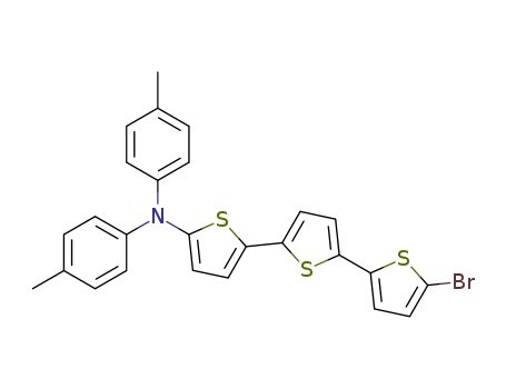 5-(5'-(5''-bromothiophen-2''-yl)thiophen-2'-yl)-2-di-p-tolylaminothiophene