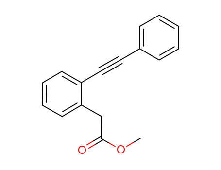 methyl 2-[2-(2-phenylethynyl)phenyl]acetate