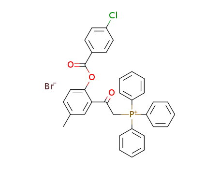 2-(4-chlorobenzoyloxy)-5-methyl-benzoylmethyltriphenylphosphonium bromide