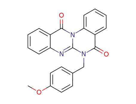 6-(4-methoxylbenzyl)-12H-quinazolino[3,2-a]quinazoline-5(6H),12-dione