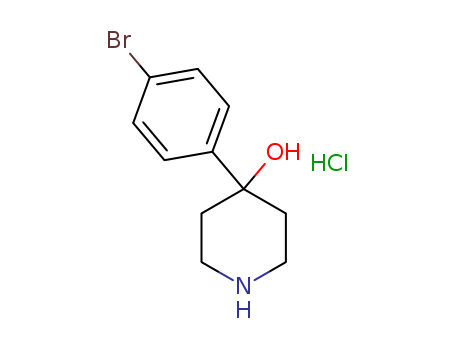 4-Piperidinol, 4-(4-broMophenyl)-, hydrochloride (1:1)