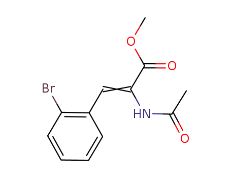 2-Propenoic acid, 2-(acetylamino)-3-(2-bromophenyl)-, methyl ester