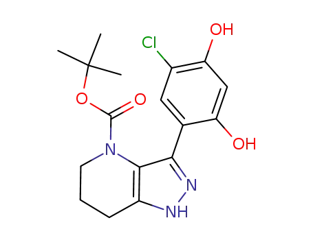 3-(5-chloro-2,4-dihydroxyphenyl)-1,5,6,7-tetrahydropyrazolo[4,3-b]pyridine-4-carboxylic acid tert-butyl ester