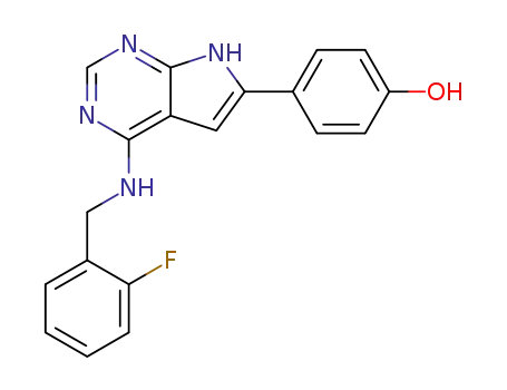 C<sub>19</sub>H<sub>15</sub>FN<sub>4</sub>O