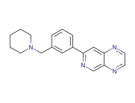 7-[3-(piperidin-1-ylmethyl)phenyl]pyrido[3,4-b]pyrazine