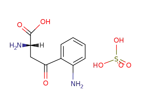 Molecular Structure of 16055-80-4 (L-KYNURENINE SULFATE)