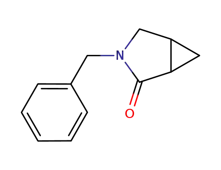 Molecular Structure of 1198604-53-3 (3-Benzyl-3-azabicyclo[3.1.0]hexan-2-one)