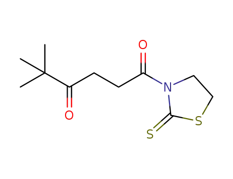 5,5-dimethyl-1-(2-thioxothiazolidin-3-yl)hexane-1,4-dione