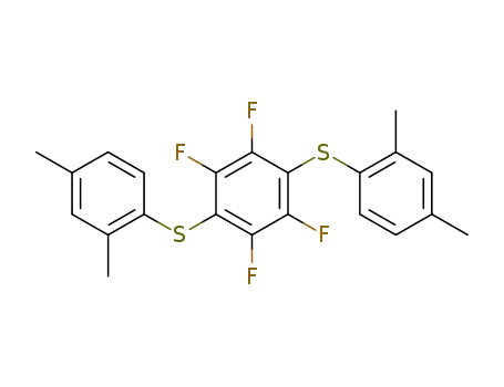 1,4-bis(2,4-dimethylphenylthio)-2,3,5,6-tetrafluorobenzene