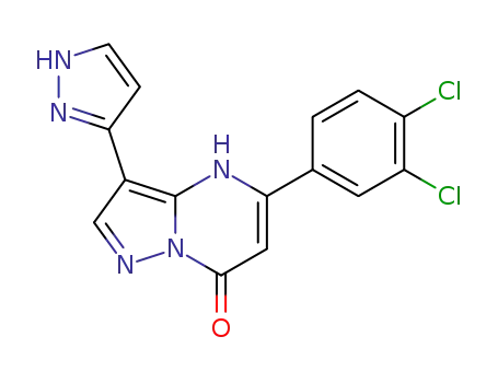 5-(3,4-dichlorophenyl)-3-(1-pyrazol-3-yl)pyrazolo[1,5-a]pyrimidin-7(4H)-one