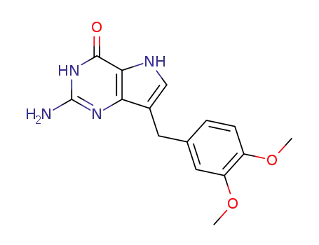 7-(3,4-dimethoxybenzyl)-2-amino-3H-pyrrolo[3,2-d]pyrimidin-4(5H)-one
