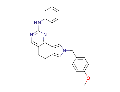8-(4-methoxybenzyl)-N-phenyl-6,8-dihydro-5H-pyrrolo[3,4-h]quinazolin-2-amine