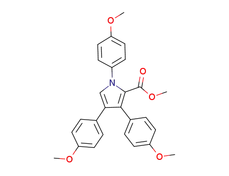 2-methoxycarbonyl-3,4-di(4-methoxyphenyl)-N-4-methoxyphenylpyrrole