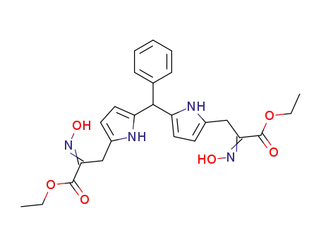 1,9-bis(2'-ethoxycarbonyl-2’-hydroxyiminoethyl)-5-phenyldipyrromethane