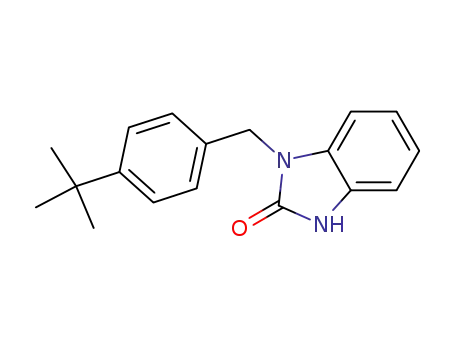 Molecular Structure of 537702-33-3 (1-(4-tert-butylbenzyl)-1H-benzo[d]imidazol-2(3H)-one)