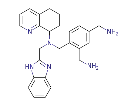[4-((((1H-benzo[d]imidazol-2-yl)methyl)(5,6,7,8-tetrahydroquinolin-8-yl)amino)methyl)-1,3-phenylene]diamethanamine