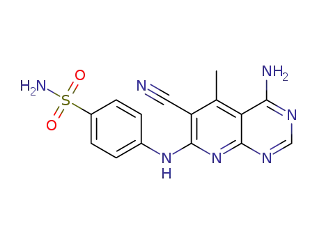 4-((4-amino-6-cyano-5-methylpyrido[2,3-d]pyrimidin-7-yl)amino)benzenesulfonamide