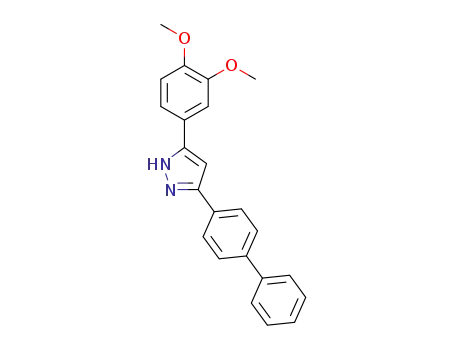 3-(biphenyl-4-yl)-5-(3,4-dimethoxyphenyl)pyrazole