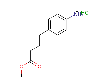 메틸 4- (4-a 미노 페닐) 부타 노 에이트 염산염