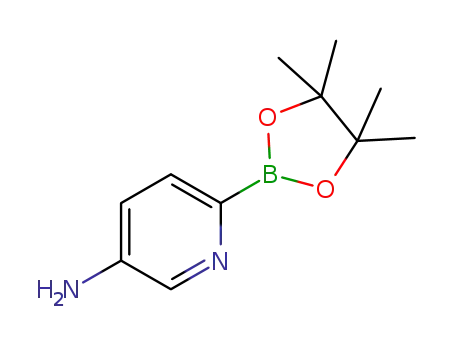 Molecular Structure of 1176723-60-6 (5-AMINOPYRIDINE-2-BORONIC ACID PINACOL ESTER)