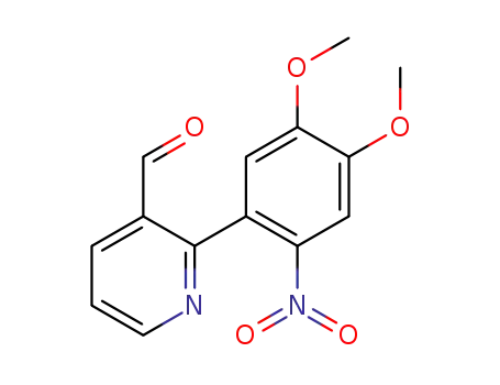 2-(4,5-dimethoxy-2-nitro-phenyl)-pyridine-3-carbaldehyde