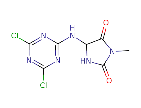 5-(4,6-dichloro[1,3,5]triazin-3-ylamino)-3-methylimidazolidine-2,4-dione