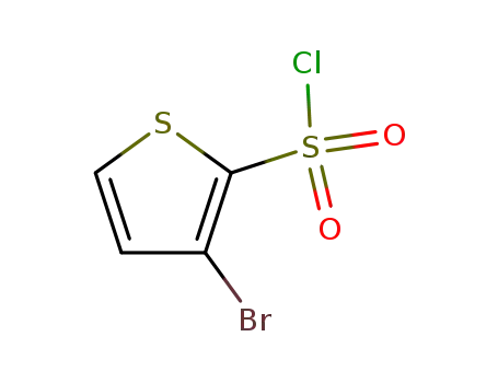 Molecular Structure of 170727-02-3 (3-Bromothiophene-2-sulphonyl chloride)