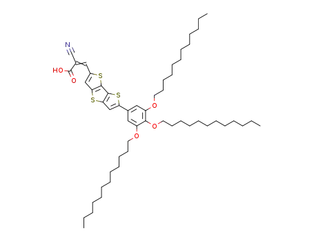3-{6-[3,4,5-tris(dodecyloxy)phenyl]dithieno[3,2-b:2',3'-a]thien-2-yl}-2-cyanoacrylic acid