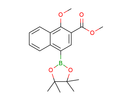 methyl 1-methoxy-4-(4,4,5,5-tetramethyl-1,3,2-dioxaborolan-2-yl)-2-naphthoate