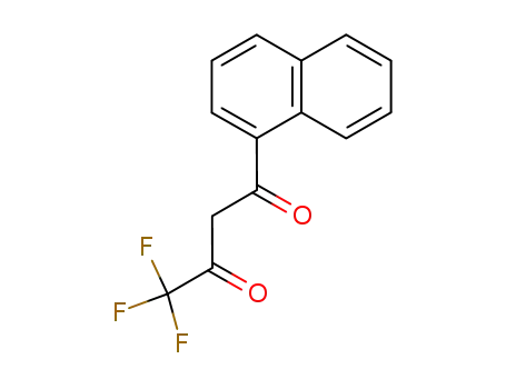 Molecular Structure of 7639-68-1 (4,4,4-TRIFLUORO-1-(1-NAPHTHYL)BUTANE-1,3-DIONE)