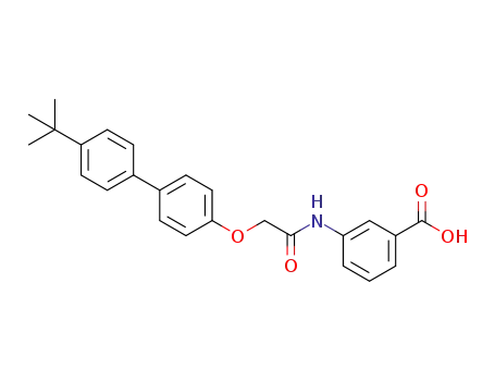 3-[2-(4'-tert-butylbiphenyl-4-yloxy)acetylamino]benzoic acid