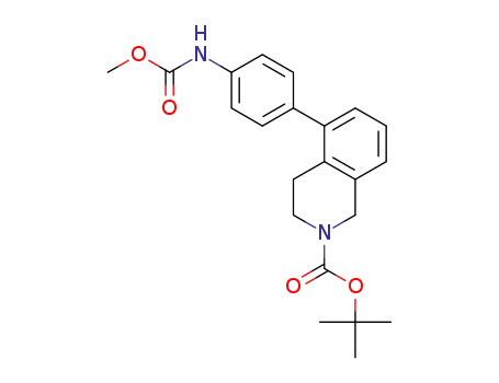 tert-butyl 5-(4-(methoxycarbonylamino)phenyl)-3,4-dihydroisoquinoline-2(1H)-carboxylate