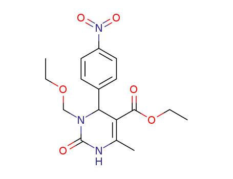 ethyl 1-(ethoxymethyl)-4-methyl-2-oxo-6-(4-nitrophenyl)-1,2,3,6-tetrahydropyrimidine-5-carboxylate