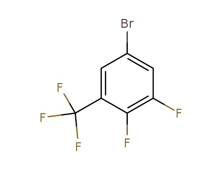 Molecular Structure of 240122-25-2 (3,4-Difluoro-5-(trifluoromethyl)bromobenzene)